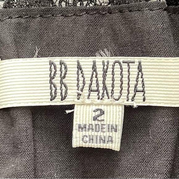 NWT BB Dakota black lace fit & flare lined mini dress, size 2 party boho wedding - Picture 3 of 14